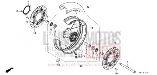 VORDERRAD ADV750N de 2022