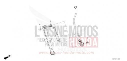 SEITENSTAENDER CBF300NAN de 2022