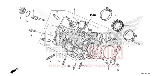 ZYLINDERKOPF ADV750N de 2022