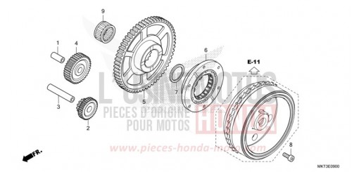 ANLASSERKUPPLUNG ADV750N de 2022