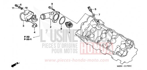 THERMOSTAT CBF600S4 de 2004