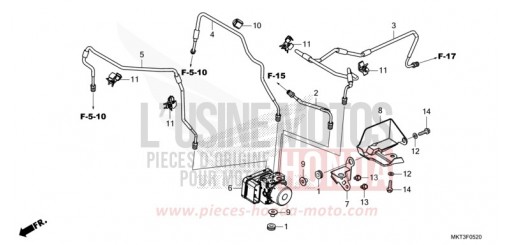 ABS-MODULATOR/BREMSLEITUNG ADV750N de 2022