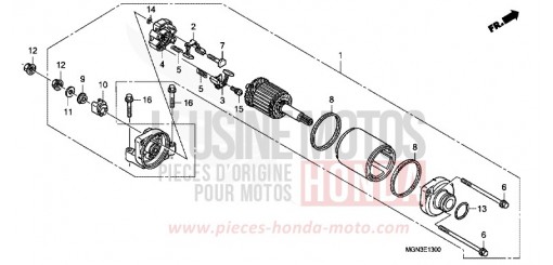 ANLASSER CBF600SA de 2010