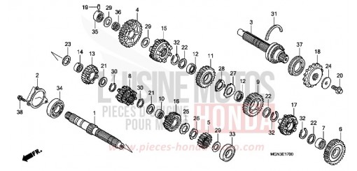 GETRIEBE CBF600SA de 2010