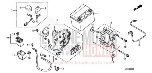 BATTERIE CBF10007 de 2007
