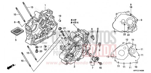KURBELGEHAEUSE CBR125RW5 de 2005