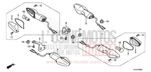 BLINKER CBR250RAB de 2011