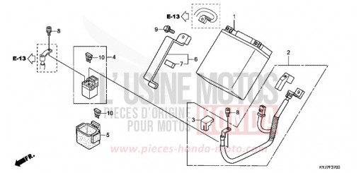 BATTERIE CBR250RAB de 2011