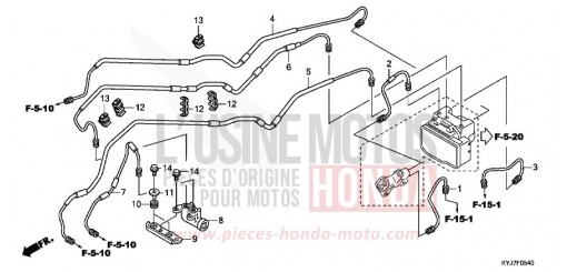 BREMSLEITUNG CBR250RAD de 2013