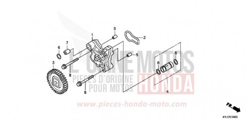 OELPUMPE CBR250RAD de 2013