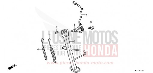 STAENDER CBR250RB de 2011