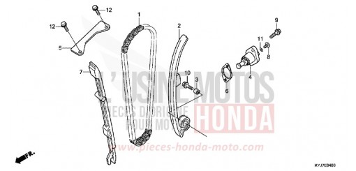 NOCKENWELLENKETTE/SPANNVORRICHTUNG CBR250RD de 2013