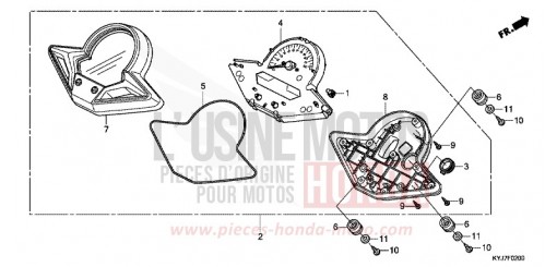 MESSGERAET CBR250RD de 2013