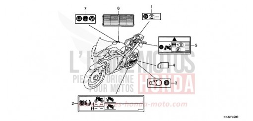 WARNETIKETT CBR250RD de 2013