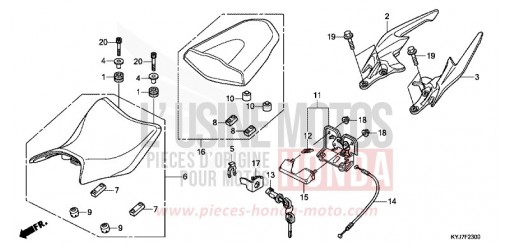 SITZ CBR250RD de 2013