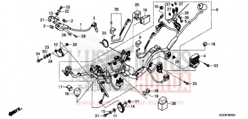KABELBAUM CBR250RF de 2015