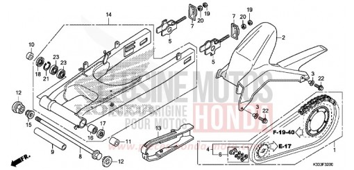 SCHWINGE CBR250RF de 2015