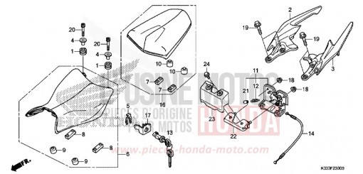 SITZ CBR250RF de 2015