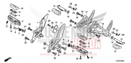 STUFE CBR250RF de 2015