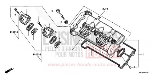 ZYLINDERKOPFDECKEL CBR600RAC de 2012