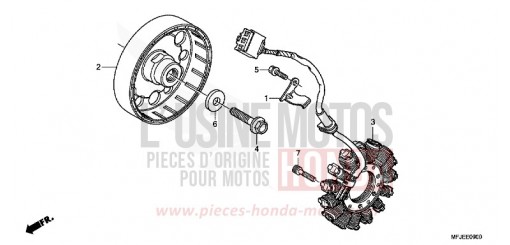 GENERATOR CBR600RAC de 2012