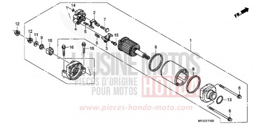 ANLASSER CBR600RAC de 2012