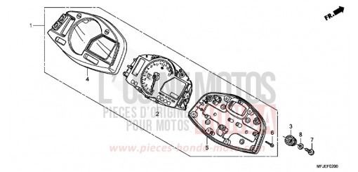 MESSGERAET CBR600RAC de 2012