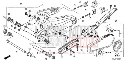SCHWINGE CBR600RAC de 2012