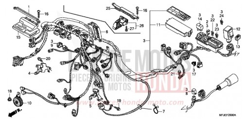 KABELBAUM CBR600RAC de 2012