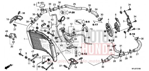 KUEHLER CBR600RAC de 2012