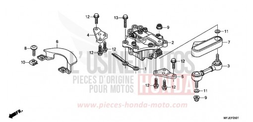 LENKUNGSDAEMPFER CBR600RAC de 2012