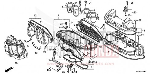 LUFTFILTER CBR600RAC de 2012