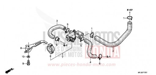 LUFTEINSPRITZ-STEUERVENTIL CBR600RAC de 2012