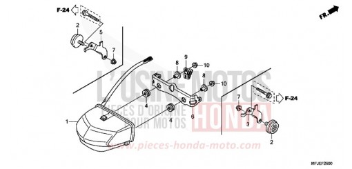 HECKLEUCHTE CBR600RAC de 2012