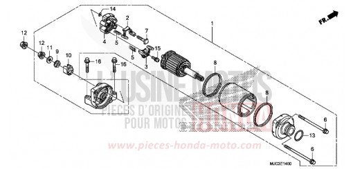 ANLASSER CBR600RAD de 2013