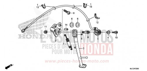 STAENDER CBR600RAD de 2013