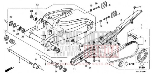 SCHWINGE CBR600RAD de 2013