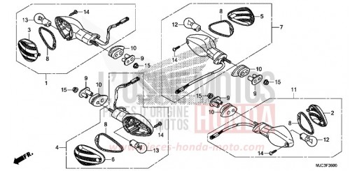 BLINKER CBR600RAD de 2013