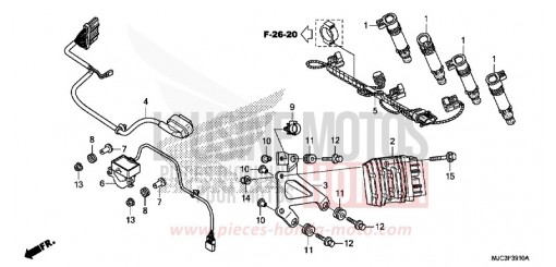 HILFSKABELBAUM CBR600RAD de 2013