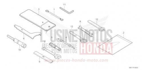 WERKZEUG CBR650RACT de 2026