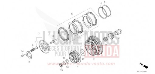 KUPPLUNG CBR650RACT de 2026