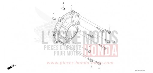 GENERATORABDECKUNG CBR650RAT de 2026