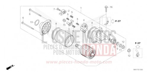 ANLASSER CBR650RAT de 2026
