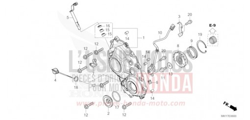 KURBELGEHAEUSEABDECKUNG CBR650RAT de 2026