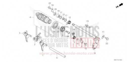 SCHALTTROMMEL CBR650RAT de 2026