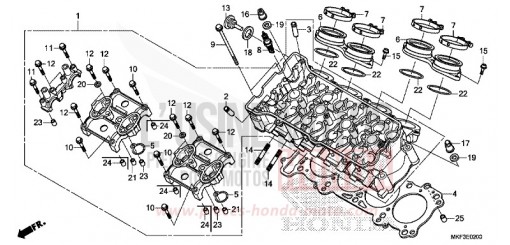 ZYLINDERKOPF CBR1000S1J de 2018