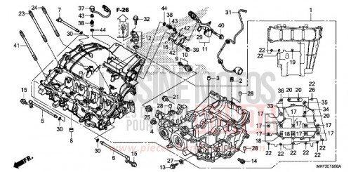 KURBELGEHAEUSE CBR1000S1J de 2018