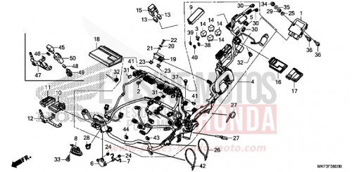 KABELBAUM CBR1000S1J de 2018