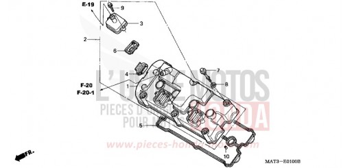 ZYLINDERKOPFDECKEL CBR1100XX1 de 2001