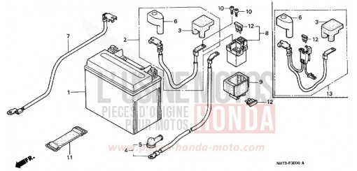 BATTERIE CBR1100XX1 de 2001